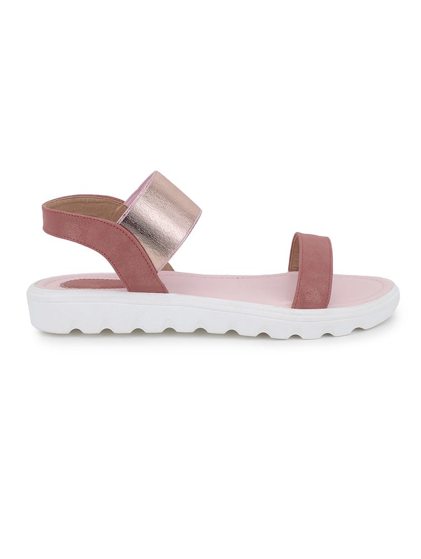 pink flat forms sandals - 16799133 - Zoom Image - 2