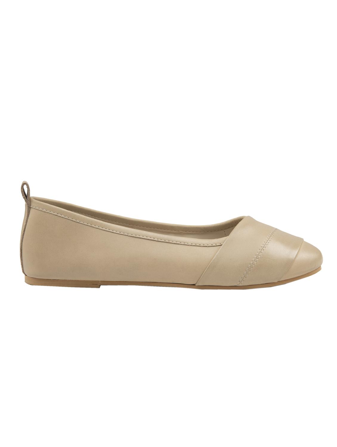 beige slip on ballerinas - 16799292 - Zoom Image - 2