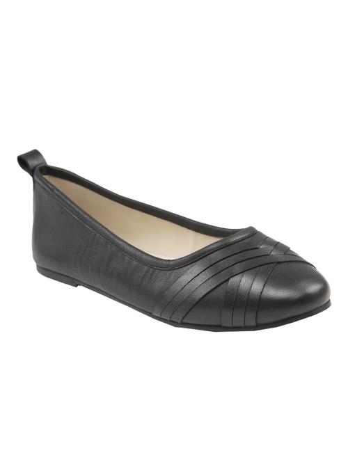 black slip on ballerinas - 16799303 - Standard Image - 1