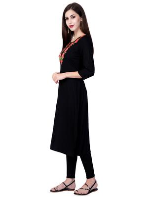 embroidered straight kurta - 16799346 - Standard Image - 2
