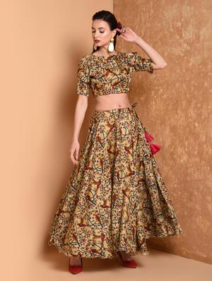 printed skirt top set - 16800240 - Standard Image - 2