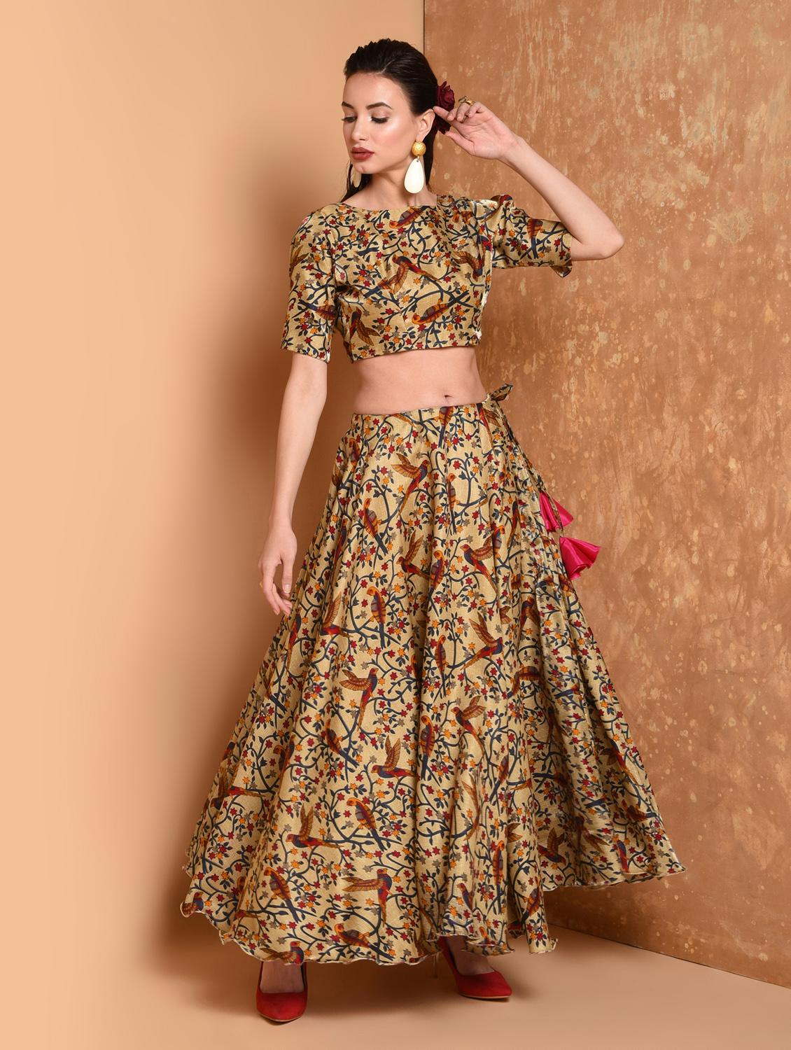 printed skirt top set - 16800240 - Zoom Image - 2