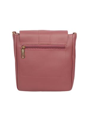 pink leatherette regular sling bag - 16801088 - Standard Image - 2