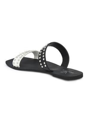 black slip on sandals - 16801570 - Standard Image - 2