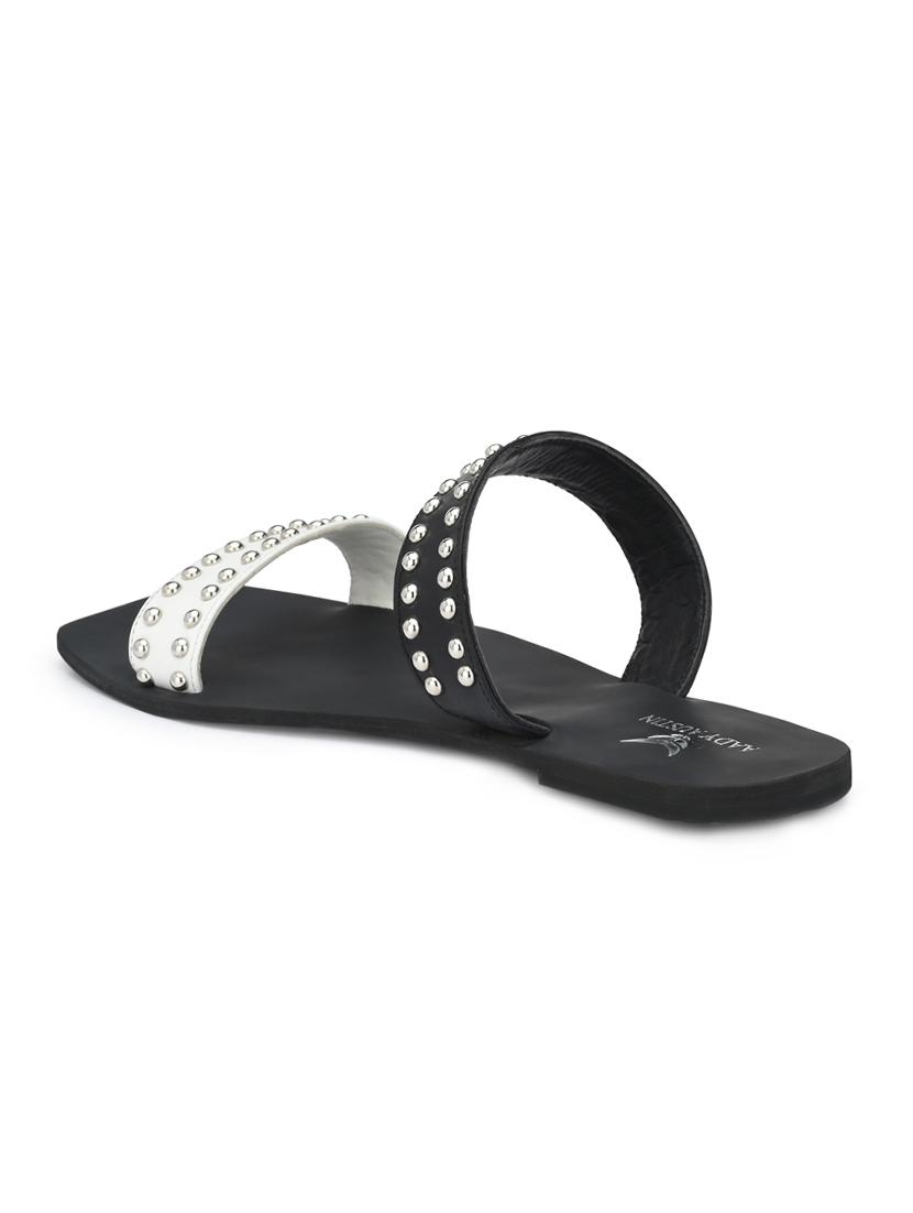 black slip on sandals - 16801570 - Zoom Image - 2