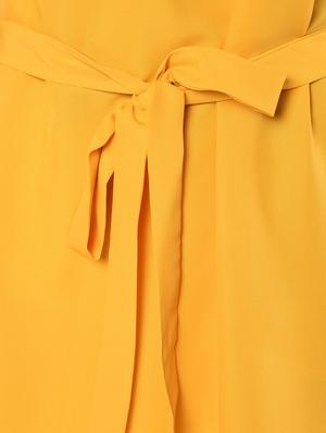tie front halter neck a-line dress - 16802276 - Standard Image - 5