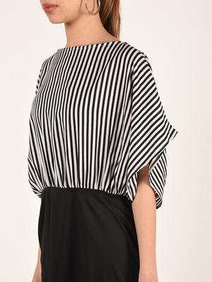 dolman sleeve striped sheath dress - 16802306 - Standard Image - 5