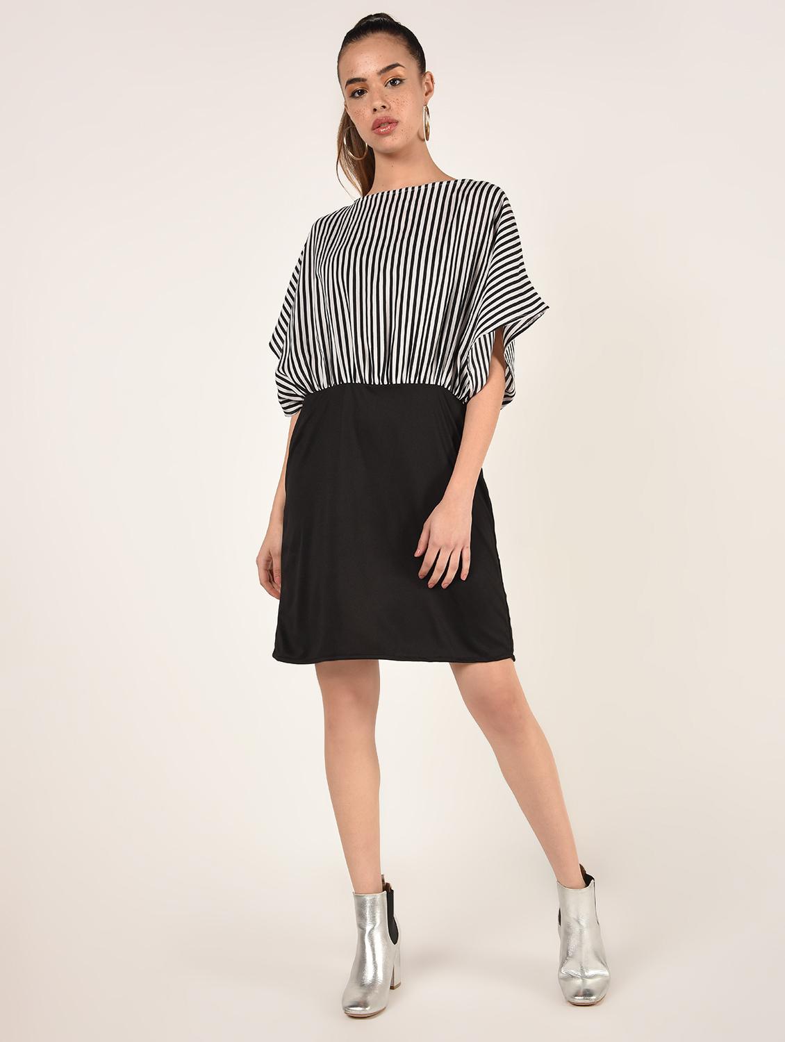 dolman sleeve striped sheath dress - 16802306 - Zoom Image - 2