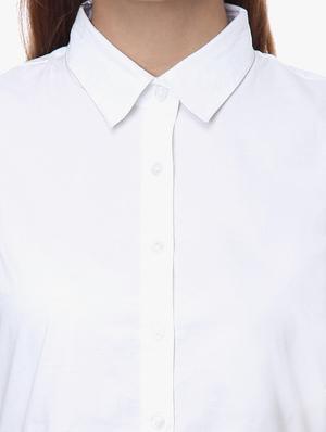 fringe laced sleeveless shirt - 16804880 - Standard Image - 5