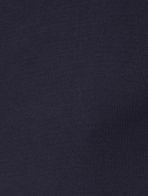 navy blue color block pullover - 16809648 - Standard Image - 5