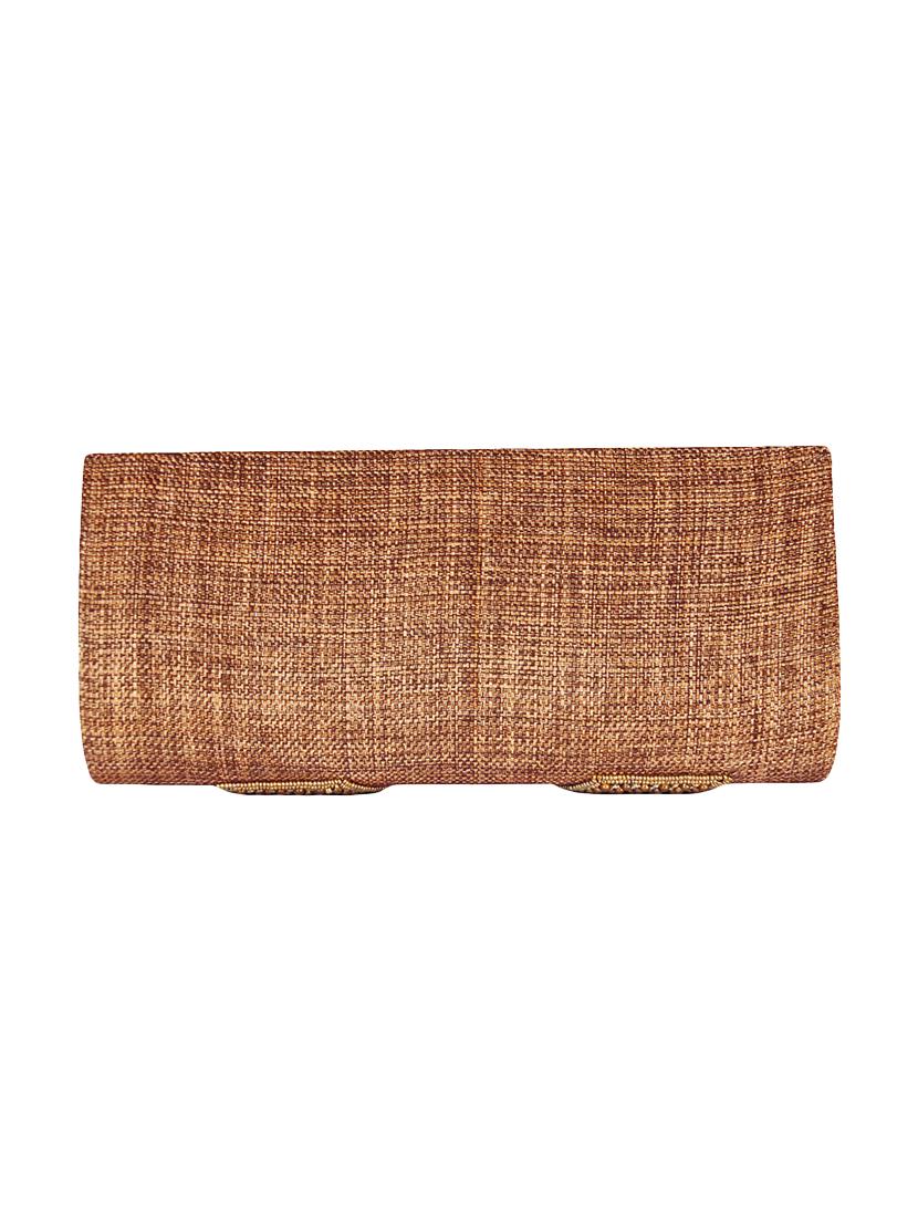 beige jute regular clutch - 16810112 - Zoom Image - 2