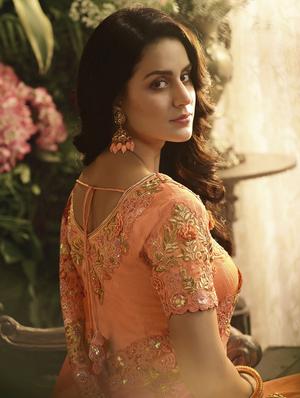 solid bordered saree with blouse - 16810297 - Standard Image - 2