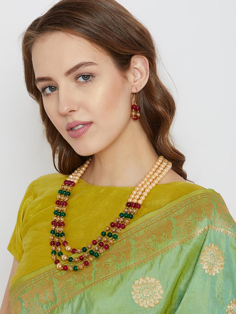 gold metal bridal necklace - 16811718 - Zoom Image - 5