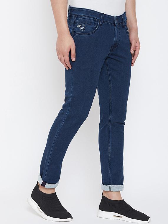 blue plain denim jeans - 16812494 - Zoom Image - 2
