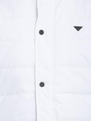 white solid quilted jacket - 16812621 - Standard Image - 5