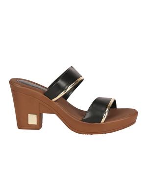 black slip on sandals - 16812822 - Standard Image - 2