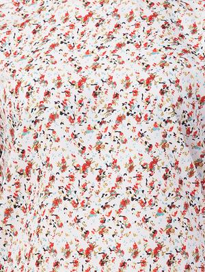 boat neck ditsy floral top - 16813765 - Standard Image - 5