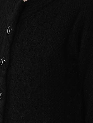 round neck wool cardigan - 16816069 - Standard Image - 5