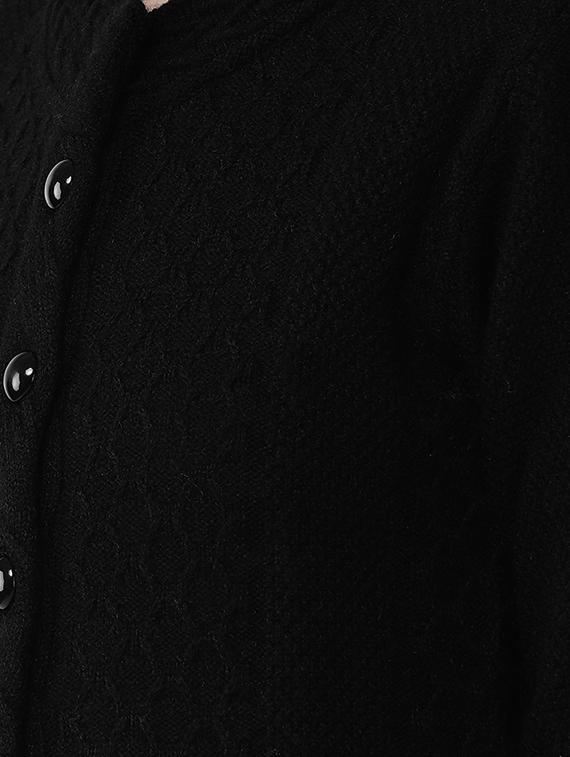 round neck wool cardigan - 16816069 - Zoom Image - 5