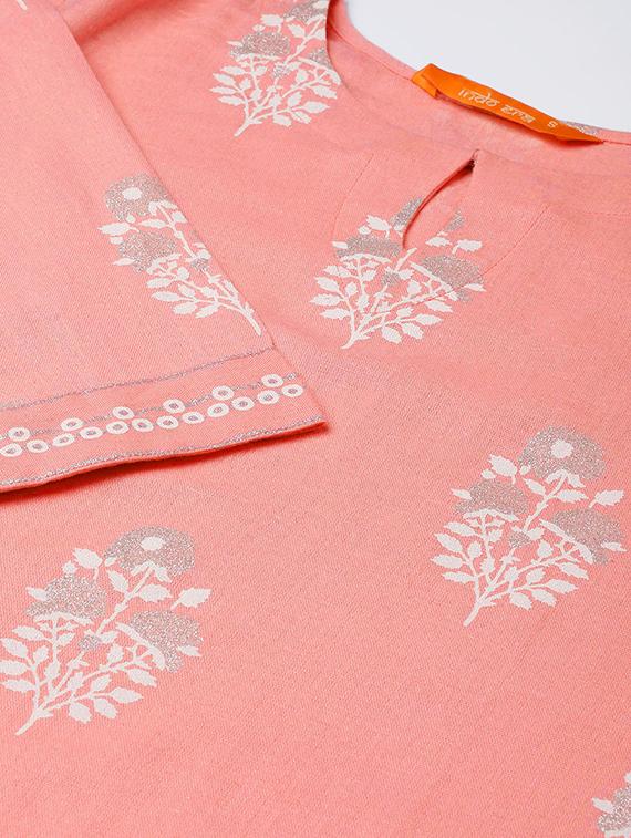 floral kurta pant set - 16816601 - Zoom Image - 5