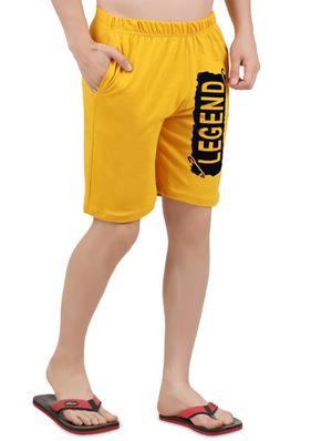 yellow printed shorts - 16816666 - Standard Image - 2