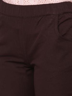 high rise flat front trouser - 16822214 - Standard Image - 5