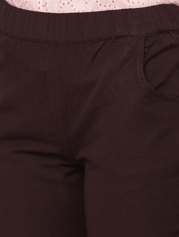 high rise flat front trouser - 16822214 - Zoom Image - 5