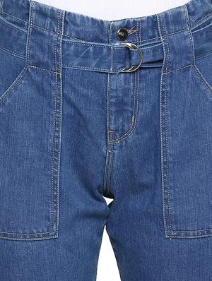 high rise stone washed jeans - 16823095 - Standard Image - 5
