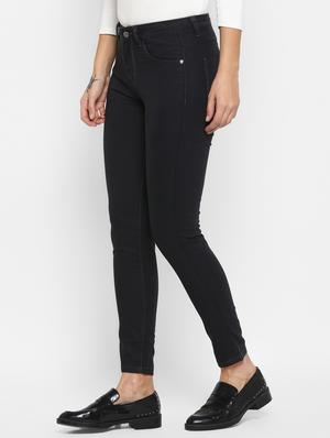 high rise solid jeans - 16823098 - Standard Image - 2