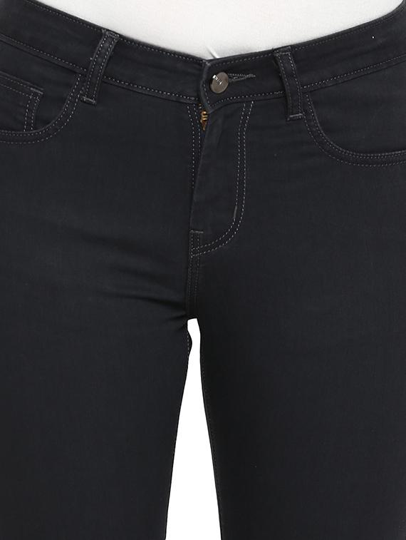 high rise solid jeans - 16823098 - Zoom Image - 5