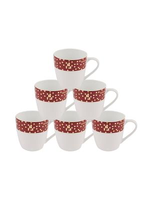 bone china tea cups with real gold design print (set of 6) - 16823499 - Standard Image - 2