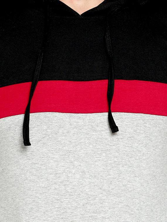 grey color block t-shirt - 16823660 - Zoom Image - 5