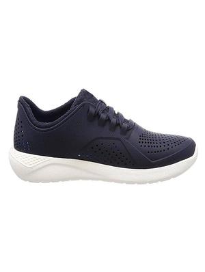navy rubber lace up shoes - 16825516 - Standard Image - 2