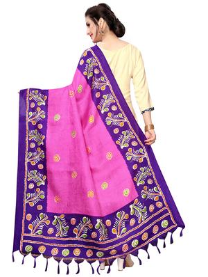bordered printed dupatta - 16825833 - Standard Image - 2