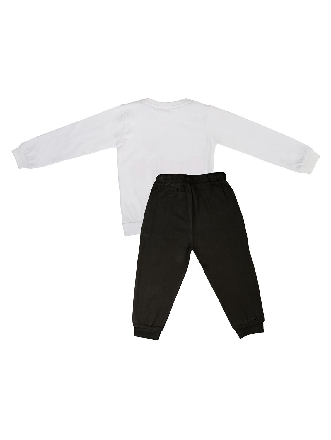white cotton full length sets twin sets - 16827198 - Zoom Image - 2