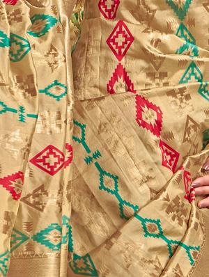 self design banarasi silk saree with blouse - 16829144 - Standard Image - 2