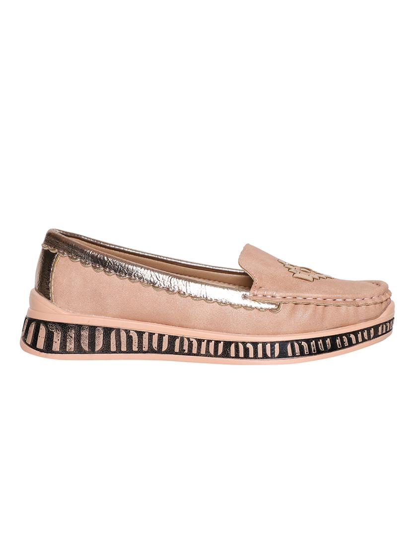 pink slip on loafers - 16829237 - Zoom Image - 2