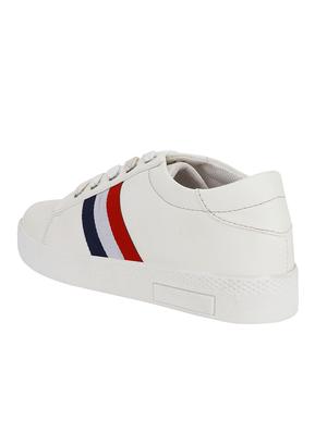 white lace-up sneakers - 16829655 - Standard Image - 2