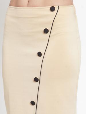 button-up straight skirt - 16830225 - Standard Image - 5