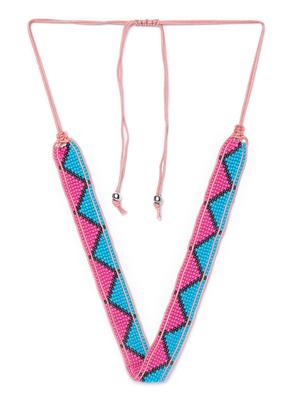 multi colored metal choker necklace - 16831979 - Standard Image - 2