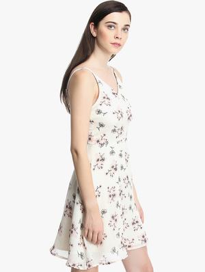 cami neck floral a-line dress - 16833130 - Standard Image - 2
