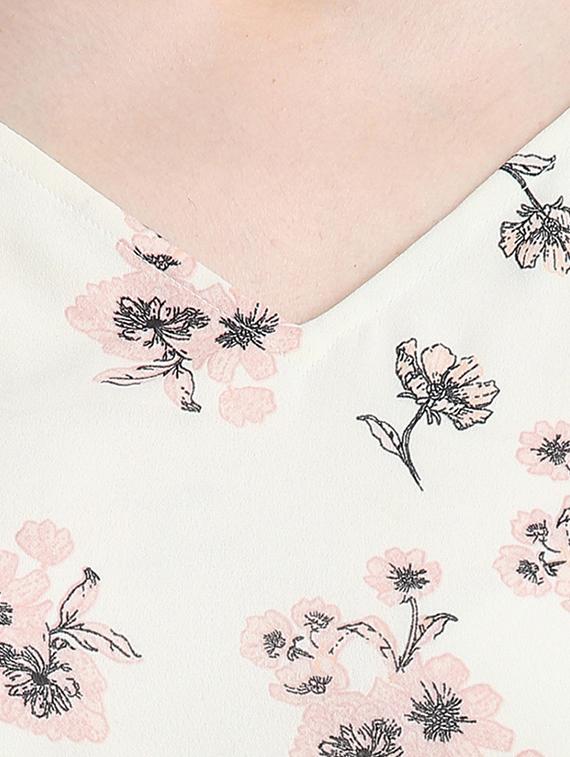 cami neck floral a-line dress - 16833130 - Zoom Image - 5