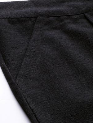 solid straight tapered pant - 16833294 - Standard Image - 5