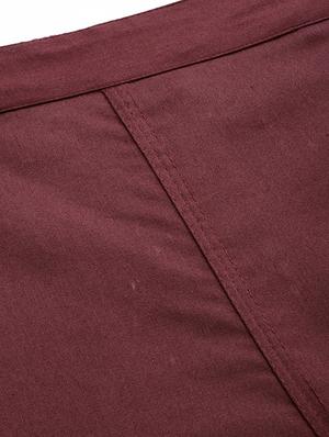 high rise flat front trouser - 16833305 - Standard Image - 5