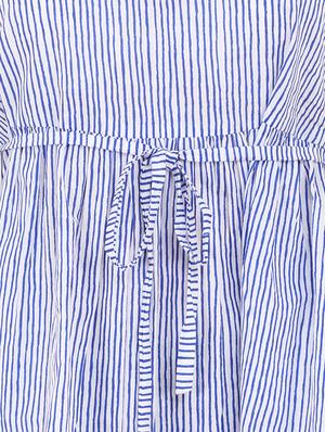 drawstring waist striped top - 16833721 - Standard Image - 5
