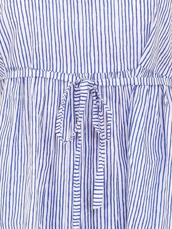 drawstring waist striped top - 16833721 - Zoom Image - 5
