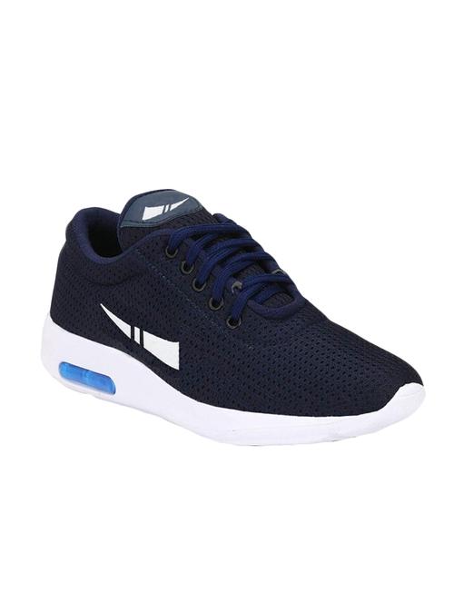 blue mesh lace up sport shoes - 16834002 - Very Small Image - 1
