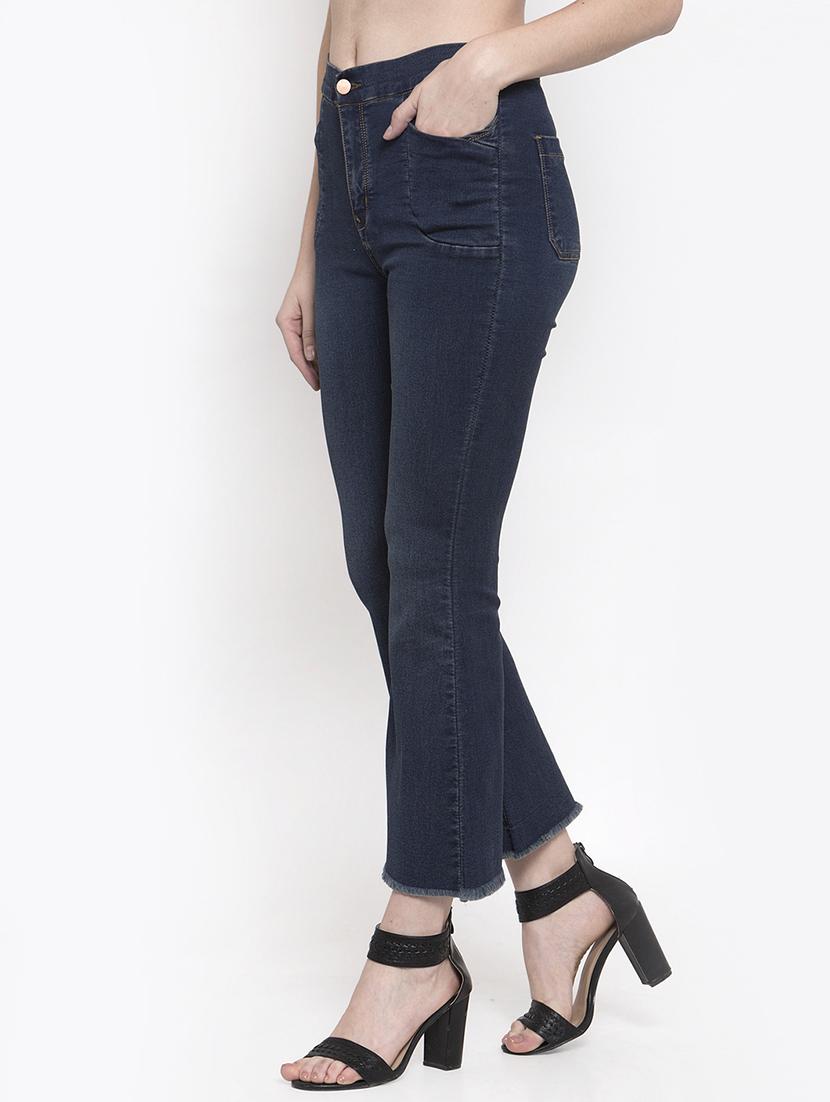 high rise boot cut jeans - 16837894 - Zoom Image - 2