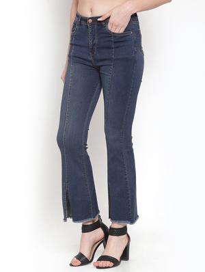 front vent boot cut jeans - 16837899 - Standard Image - 2