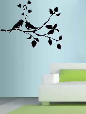 reusable diy wall stencil painting for home decor - 16839754 - Standard Image - 2